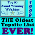 Top 50 Award Winning Web Sites List - Since 1999!